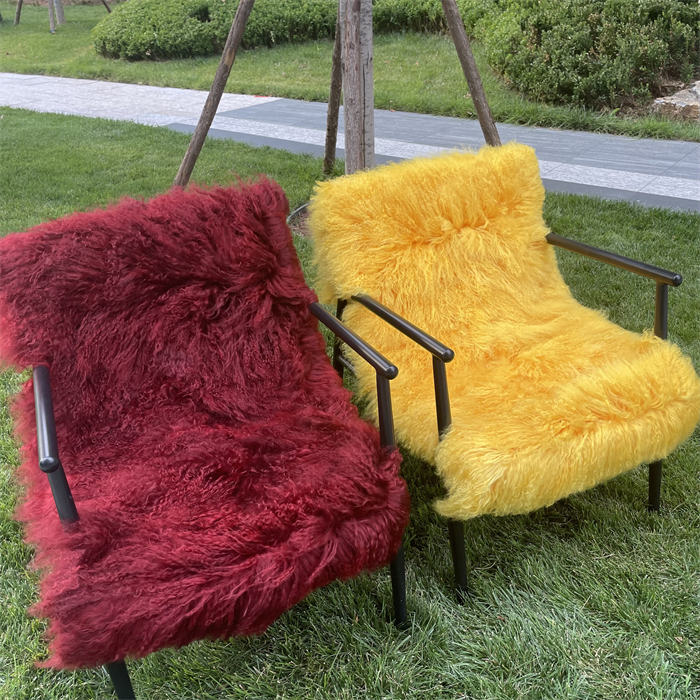 Natural Curly Wool Mongolian Cashmere