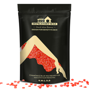 Cire dure hypoallergénique 2,5 lb aux huiles essentielles de rose pour peaux sensibles – Épilation DIY à domicile - Product Image 2