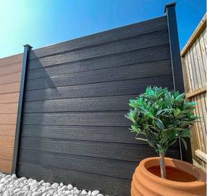 <span class=keywords><strong>Panneau</strong></span> de Clôture WPC Imperméable en <span class=keywords><strong>Composite</strong></span> Bois-Plastique, Clôture Décorative pour Jardin et Mur d'Intimité - Product Image 5