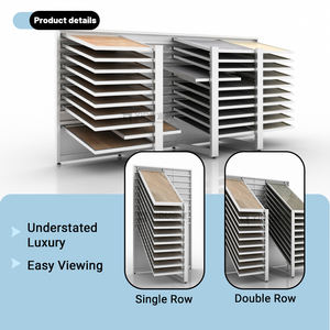 定制热销大型斜置瓷砖滑动架，适用于展厅高品质木地板滑动架 - Product Image 3