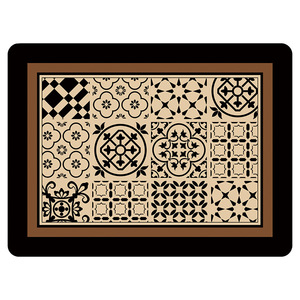 Tapete de cocina con diseño siciliano, de fibra de poliéster, absorbente, aislante del calor, para fregadero, encimera, máquina de café y secado de platos - Product Image 5