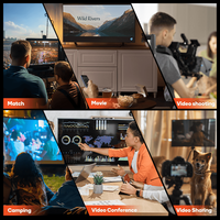 1080P 60Hz Kablosuz Verici ve Alıcı, 7 inç LCD ekranlı, Düşük Gecikmeli Splitter TX RX Seti, Canlı Yayın için