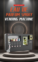 Distributeur Automatique de Parfum à Jet Entièrement Automatisé, Paiement par Carte de Crédit/QR Code/Jeton, Distributeur Intelligent de Parfum pour Magasin de Proximité