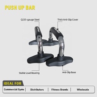 Barres de pompes portables OKPRO pour musculation et fitness avec poignées en mousse, logo personnalisé, vente en gros usine