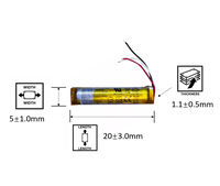 Baterai Lithium Polimer AHB110520CPS-02 3 Kabel AHB110520CPS QC 35 45 2 02 495mAh 3.7V untuk QC35 QC45