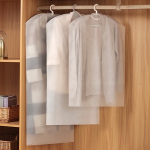 Sacs de rangement de vêtements suspendus transparents couverture de sac de vêtement suspendu en Peva transparent <span class=keywords><strong>avec</strong></span> <span class=keywords><strong>fermeture</strong></span> à glissière sacs d'emballage de vêtements en plastique transparent - Product Image 6