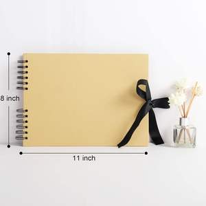 Álbum de Fotos DIY con Encuadernación Espiral A4, 80 Páginas, con Accesorios, Papel Kraft Caqui, Libro de Recuerdos, Regalo - Product Image 4