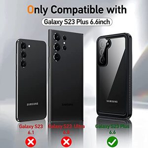 Étui de téléphone Samsung S23 Plus, étanche, protection d'écran intégrée, anti-poussière, protection intégrale contre les chocs, étui de téléphone - Product Image 2