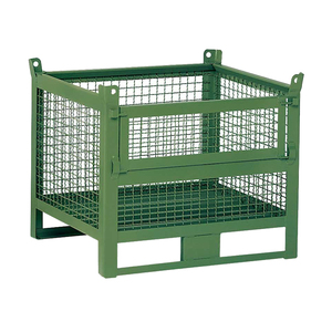 Tecnotelai 800x780x410mm contenedor malla industrial con tobogán y puerta, capacidad 1000Kg - Product Image 1