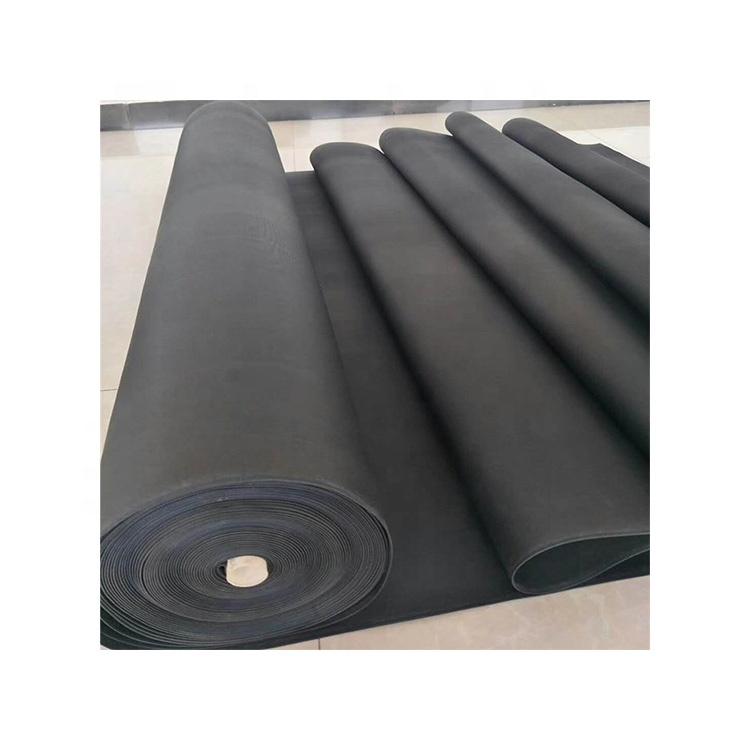EPDM водонепроницаемая черная резиновая кровельная мембрана