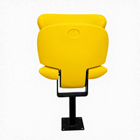 Siège de stade pliable en PEHD, chaise de tribune relevable, design en plastique creux, résistant aux UV, imperméable, pour arènes sportives