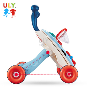 Vente en gros de poussette éducative de style simple, assis à debout, pour l'apprentissage de la musique, avec 4 roues en plastique pour tout-petits - Product Image 6