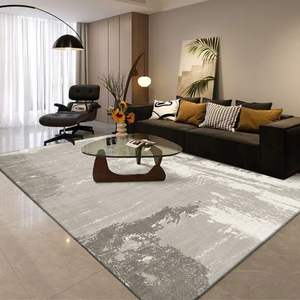 Alfombra de Lujo Estilo Americano para Sala de Estar, Rectangular, Moderna, Resistente a las Manchas, para Sofá, Mesa de Centro - Product Image 4