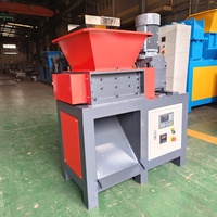 Venta caliente Mini trituradora de metal con trituradora de chatarra de doble eje con componente de caja de cambios esencial