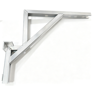 Support de <span class=keywords><strong>montage</strong></span> d'unité extérieure pour climatiseur en aluminium extrudé, soudé TIG, triangulaire, anticorrosion - Product Image 1