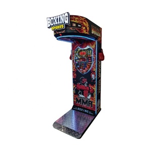 Machine de frappe de boxe en bois de qualité supérieure, jeu d'arcade commercial de divertissement, double joueur - Product Image 2