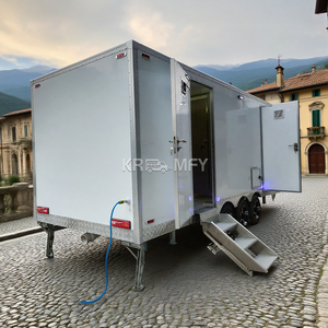Baño Portátil Móvil de Lujo para Promociones 2025, Remolque con 6 Estaciones de Inodoro - Product Image 3