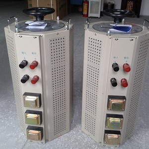 เครื่องควบคุมแรงดันไฟฟ้าแบบแมนนวล 3KVA 6kva 10kva  สามเฟส  อินพุต 220V380V  เอาต์พุต 0-430v  ควบคุมแรงดันไฟฟ้าอย่างต่อเนื่องและเสถียร - Product Image 3