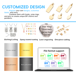 Aofei Thiết Kế Mới DIY Tùy Chỉnh Cá Nhân Tên Phụ Nữ Bangles Thép Không Gỉ Khắc Thần Chú Báo Giá Bangle Chúc May Mắn Vòng Đeo Tay - Product Image 4