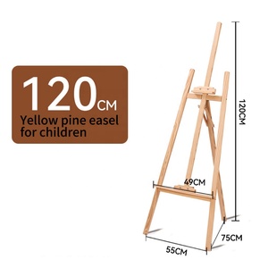 Groothandel Kunst Ezel Studenten Massief Hout Grenen Verstelbare Houten Driehoek Ezel Voor Schets Tekentafel - Product Image 4