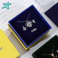 Boîte de présentation A1 de luxe en papier jaune et bleu vif avec coussin en peluche, vente en gros B2B, personnalisation du couvercle supérieur et inférieur, affichage de la marque
