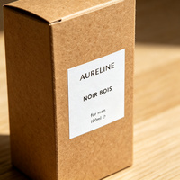 Boîtes de parfum vides de 100 ml, boîte en papier kraft, emballage personnalisé pour flacon de 50 ml et 100 ml