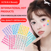 Patchs Hydrocolloïdes Étoilés pour l'Acné, 40 Patchs Dissimulant les Imperfections, Parfum Miel, Patch Anti-Boutons Portable, Tous Types de Peau