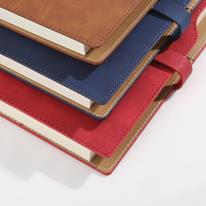 Leather Cover A5 Business Notebooks Daily Planner Journal <b>Notepad</b> Loose-Leaf Printed Gift with Magnetic Snap - Product Image 2