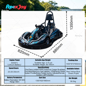 ApexJoy NOVA 1000W, double moteur, pour enfants, 35 km/h, 54V 8Ah, autonomie 50 km, corps moulé, certifié CE, location de loisirs, NOVA 1000W - Product Image 2