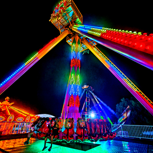 เครื่องเล่นเพนดูลัมความจุสูง 180 องศา สำหรับสวนสนุกกลางแจ้ง สร้างความตื่นเต้น ได้รับการรับรองมาตรฐาน CE - Product Image 1