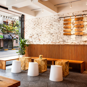 Vetrina per gelato in legno diretta dalla fabbrica, Design d'interni di un negozio di dolci in stile industriale lussuoso - Product Image 4