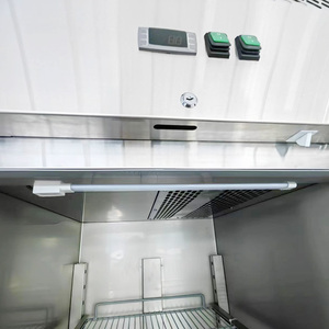 Réfrigérateur/congélateur commercial vertical en acier inoxydable avec porte vitrée SP600BTG, réfrigérateur commercial avec porte vitrée S - Product Image 5