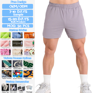 Pantalones Cortos Deportivos Personalizados de Verano para Adolescentes, de Secado Rápido, con Cintura Elástica de Malla, Bolsillo Lateral con Cremallera Invisible, para Hombre - Product Image 1