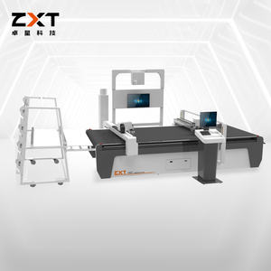 Machine de découpe industrielle intelligente à couteau vibrant pour nappe en tissu de verre souple PVC - Product Image 1