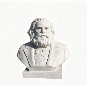 Statues en granit, statues en pierre mi-longues de célébrités du campus, statues de KARL Marx, Friedrich Engels, Joseph Stalin - Product Image 5