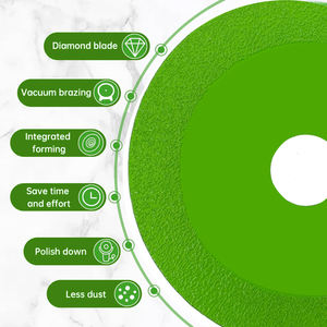 Lame de scie diamantée HSS personnalisable 100 mm 108T, qualité bricolage, pour découpe de béton, lame de scie murale, meuleuse d'angle, OEM pris en charge, haute performance - Product Image 5