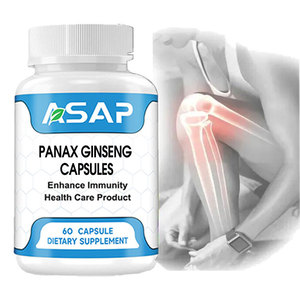 Capsules d'extrait de racine de ginseng en vrac 500 mg Capsules de ginseng Panax - Product Image 2