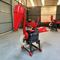 Vente directe usine – Broyeur de paille de maïs et de blé pour bovins 1000 kg/h, hacheuse d'ensilage, mini-déchiqueteuse de fourrage, pulvérisateur de fourrage