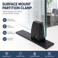 Clips et supports réglables en alliage de zinc pour étagères de bureau, cloisons de séparation, résistants à la corrosion, pour la maison