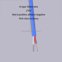 First-Level Precision K-Type J-Type PTFE Compensation Wire Fast Delivery Silicone Thermocouple Extension Electrical Instruments