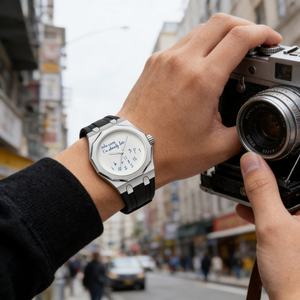 Reloj de Cuarzo Personalizado DIY de 45 mm con Correa de Silicona Analógica a Prueba de Agua para Hombre, para Quienes se Importan, ya que ya estoy Llegando tarde - Product Image 4