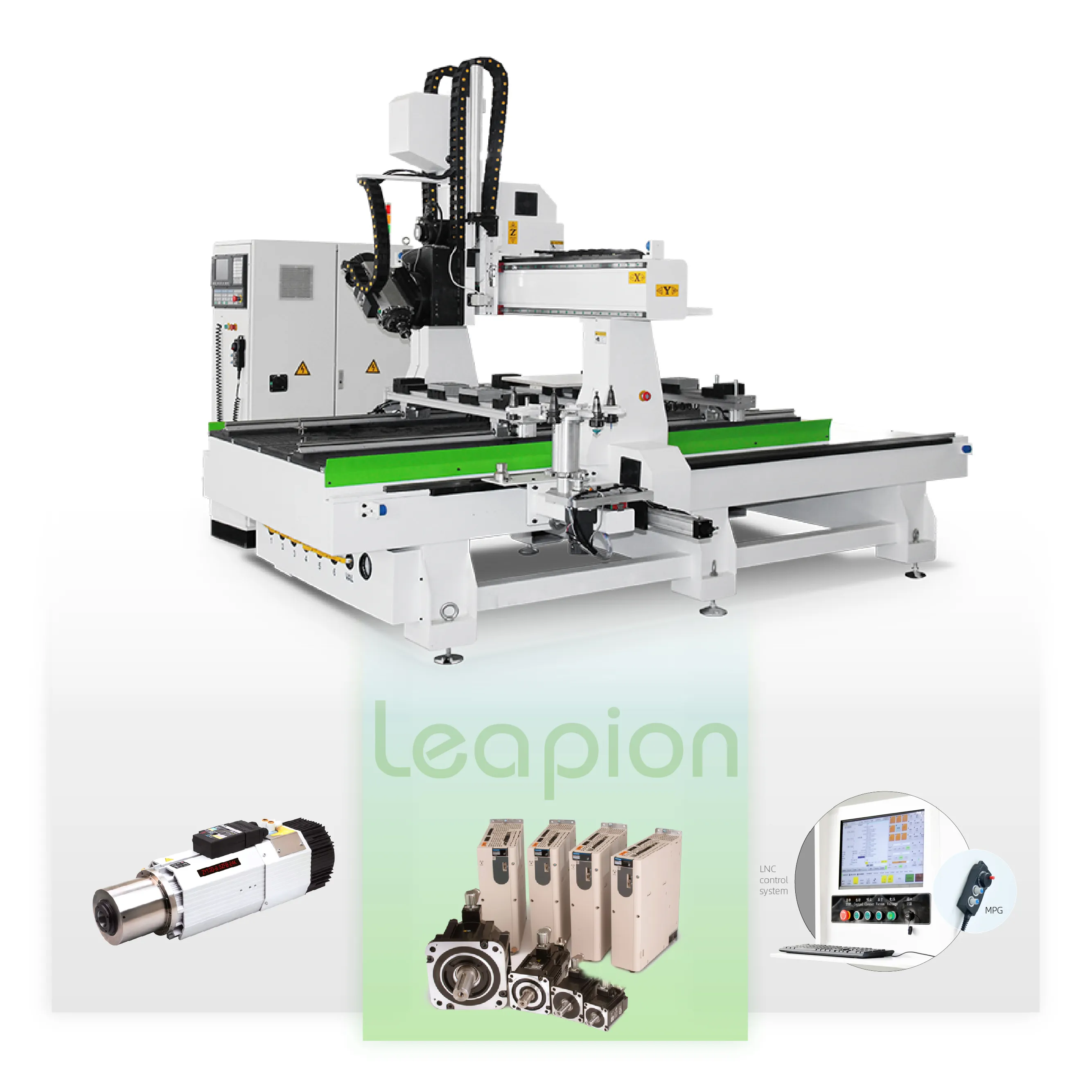 Brand New 1325 Cnc Router With Rotary 1325 Cnc Router Price 4 Axis Cnc Router Woodworking Machine