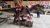 Robot dinosaure animatronique grandeur nature T-rex dinosaure tour pour enfants