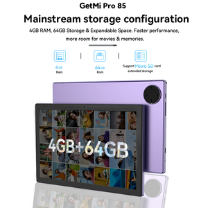 GetMi Lite 85 <b>10</b>.1-Inch <b>Android</b> <b>10</b> <b>Tablet</b> WiFi 4GB RAM 64GB ROM Octa Core 1.8GHz Processor 5.0MP/13.0MP Camera <b>Tablet</b> - Product Image 3