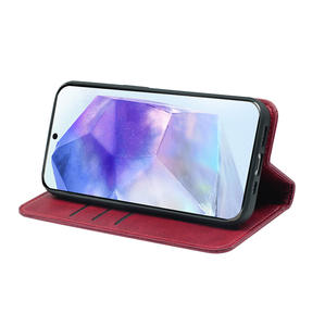 Funda de Cuero para Teléfono Móvil A25E, Funda Protectora con Tapa Abatible de Piel de Becerro A16, Funda de Cuero A15 con Soporte para Teléfono Móvil - Product Image 4