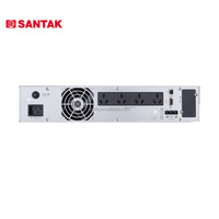 SANTAK C3KR(G7) 3000va/2100W Rack Online UPS Backup UPS Fuente de alimentación 2U Montaje en rack para seguridad de datos con soporte técnico