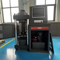 Máquina de Prueba de Compresión de Concreto Totalmente Automática con Pantalla Digital de 300 Toneladas, Protección IP66, Equipo de Medición de 380V