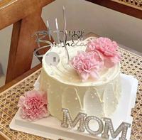 Modèle de gâteau Art Déco en résine fait main de haute qualité pour la fête des Mères et les anniversaires, simulation de gâteau aux fruits pour pâtisserie