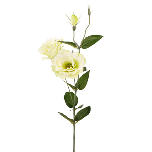 Fleurs artificielles de Lisianthus en soie, haute simulation, style romantique et rêveur, pour décoration de mariage, de maison et accessoires de photographie intérieure - Product Image 5