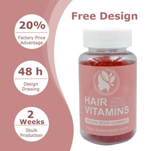 Vitaminas para el Cabello de Marca Privada, Gomitas Azules Naturales con Biotina y Multivitaminas para el Cabello - Product Image 6